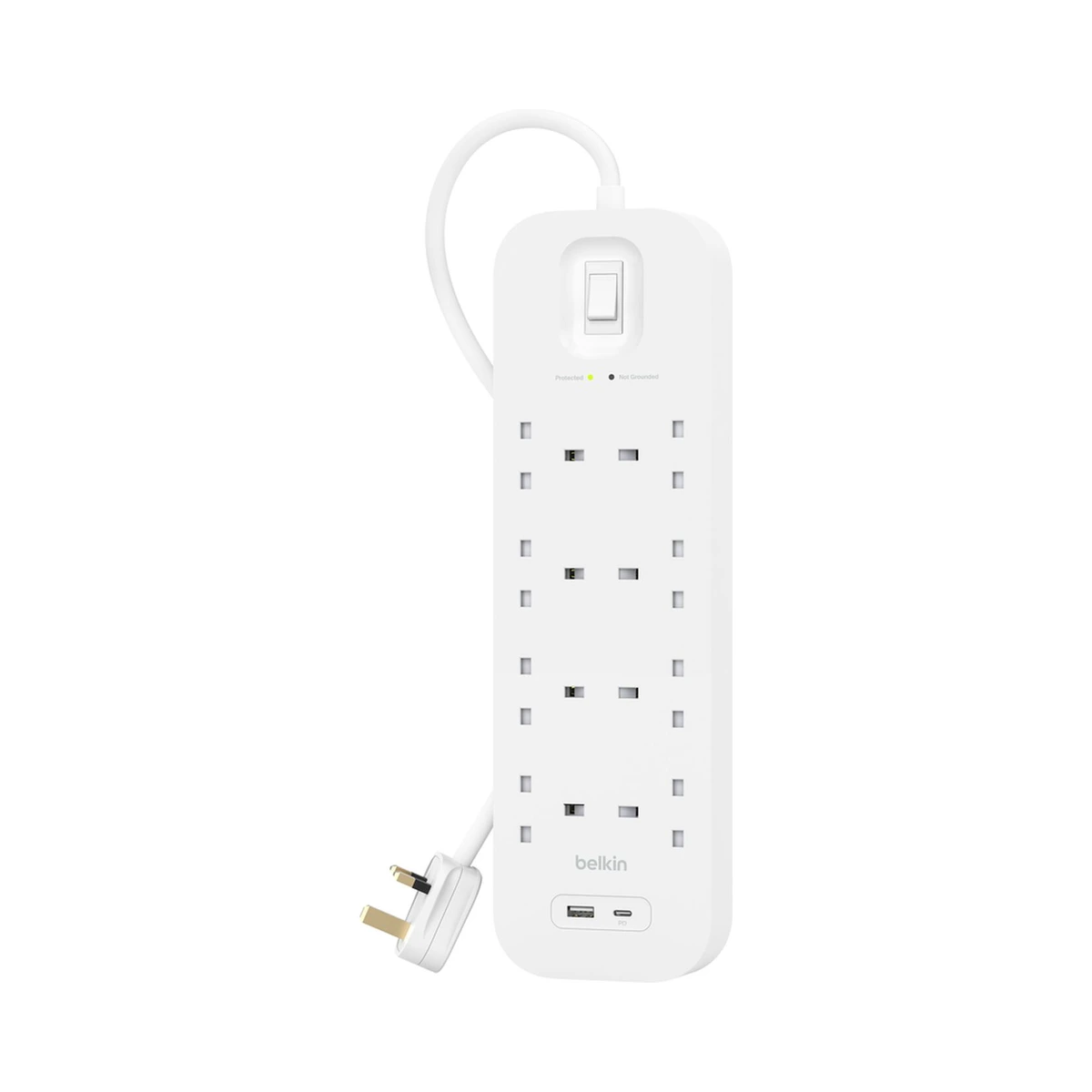Belkin 8-Outlet Surge Protector with USB-C
