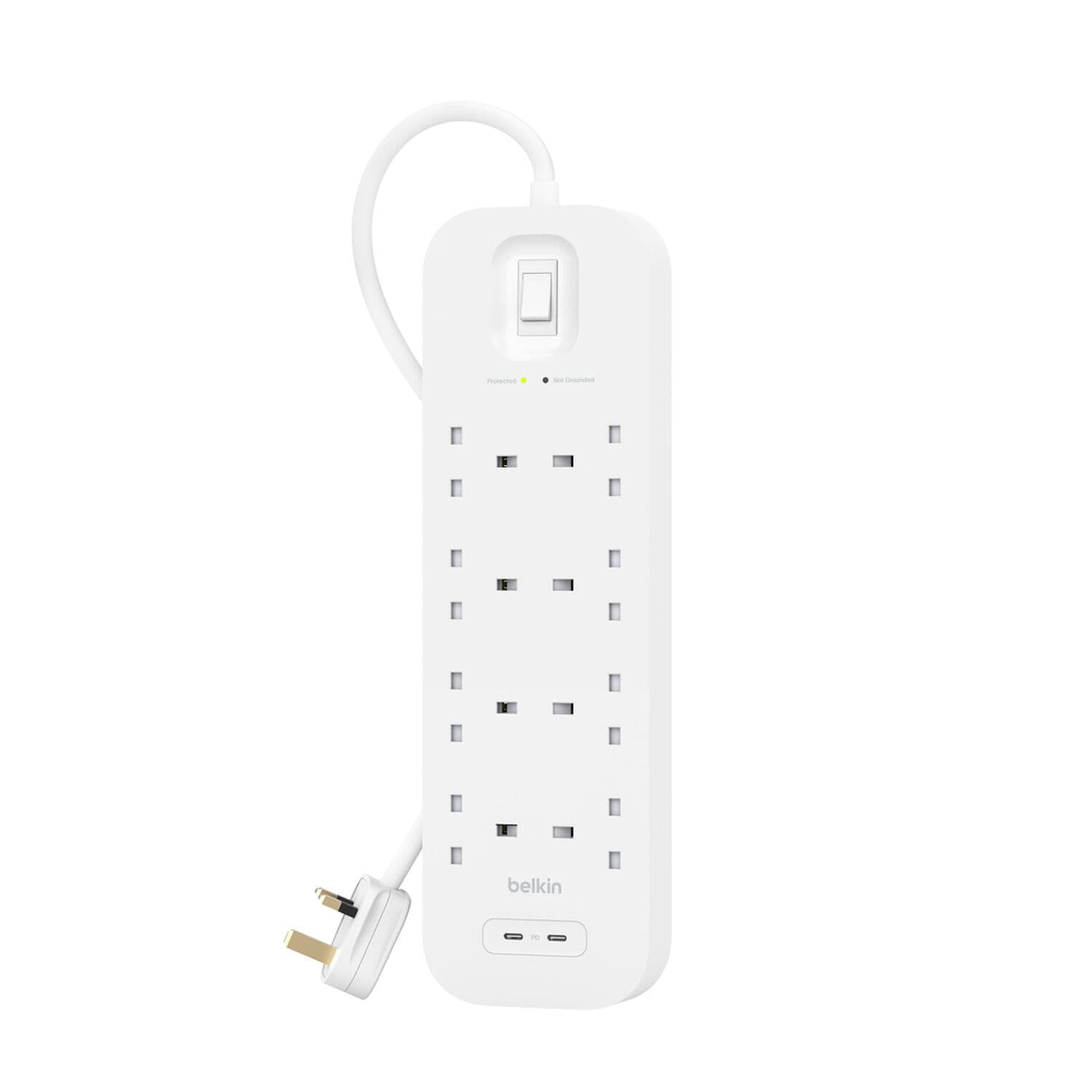 Belkin 8-Outlet Surge Protector with USB-C
