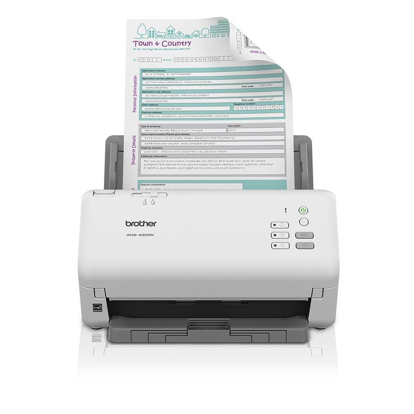 Brother ADS-4300N Network Desktop Scanner