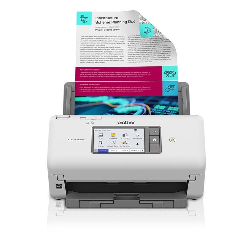Brother ADS-4700W Professional Touchscreen Scanner
