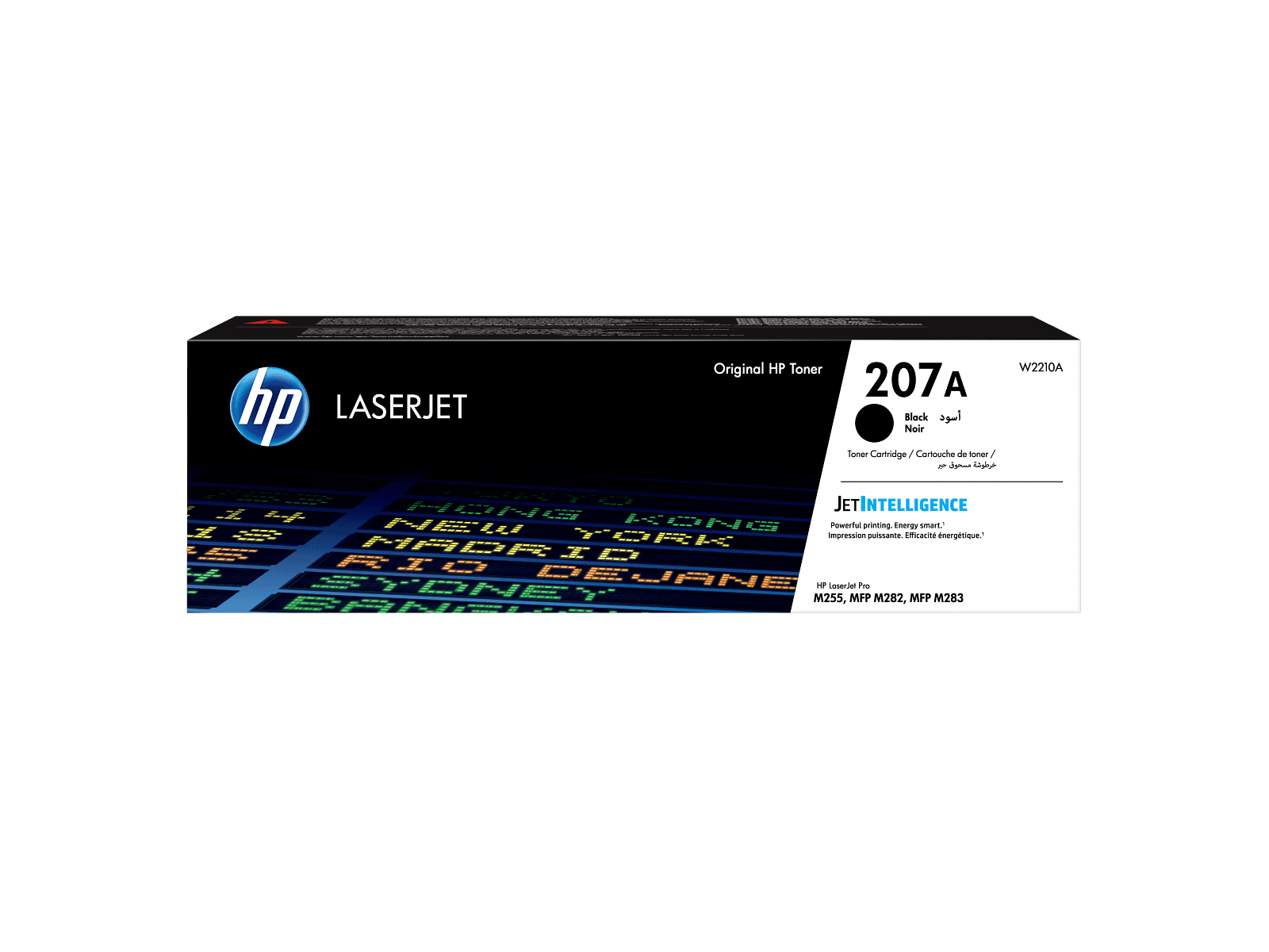 HP 207A Black Original LaserJet Toner Cartridge (W2210A)