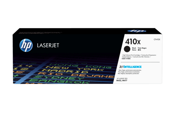 HP 410X Black High-Yield Toner Cartridge (CF410X)