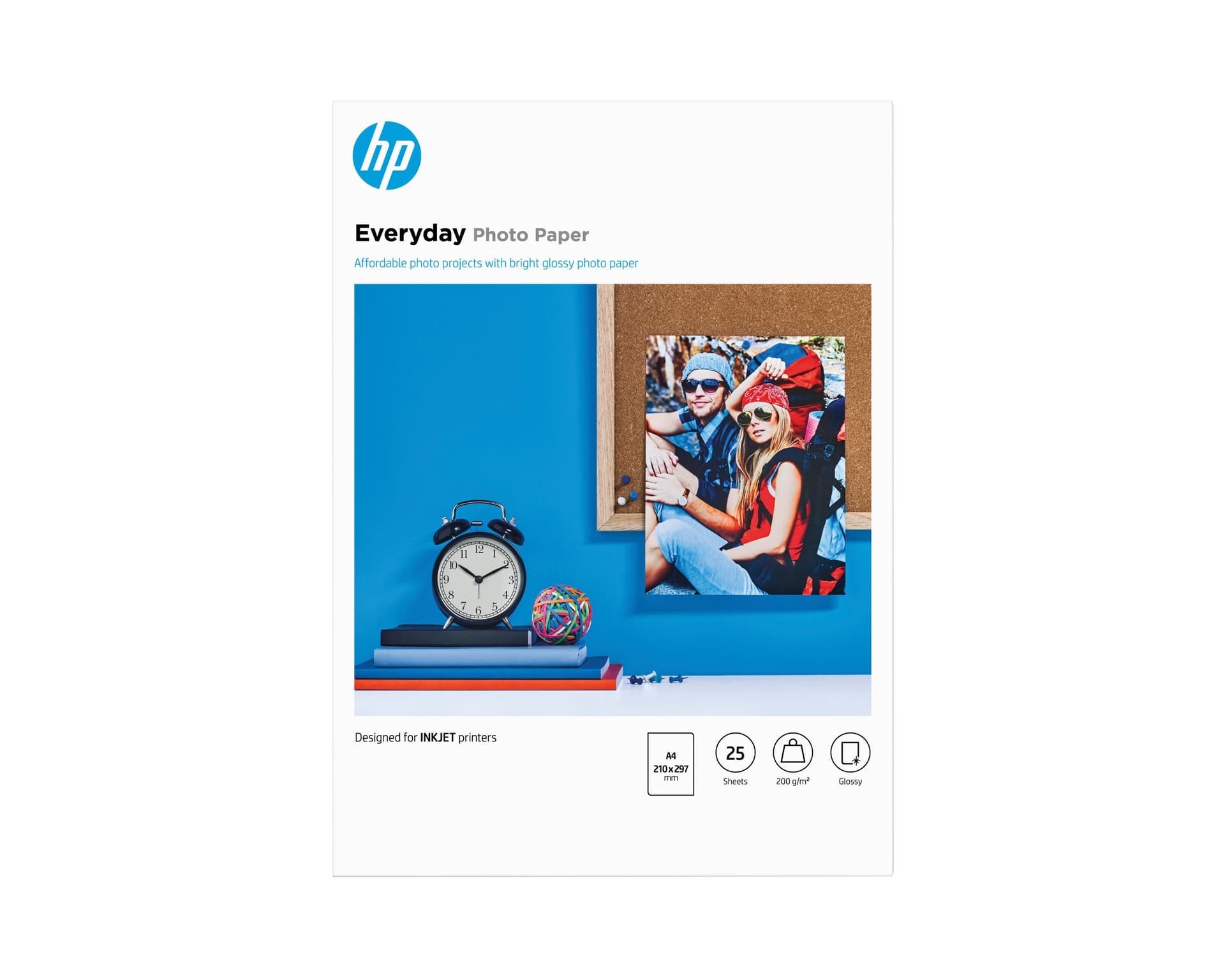 HP Everyday Glossy Photo Paper A4 200gsm (25 Sheets)