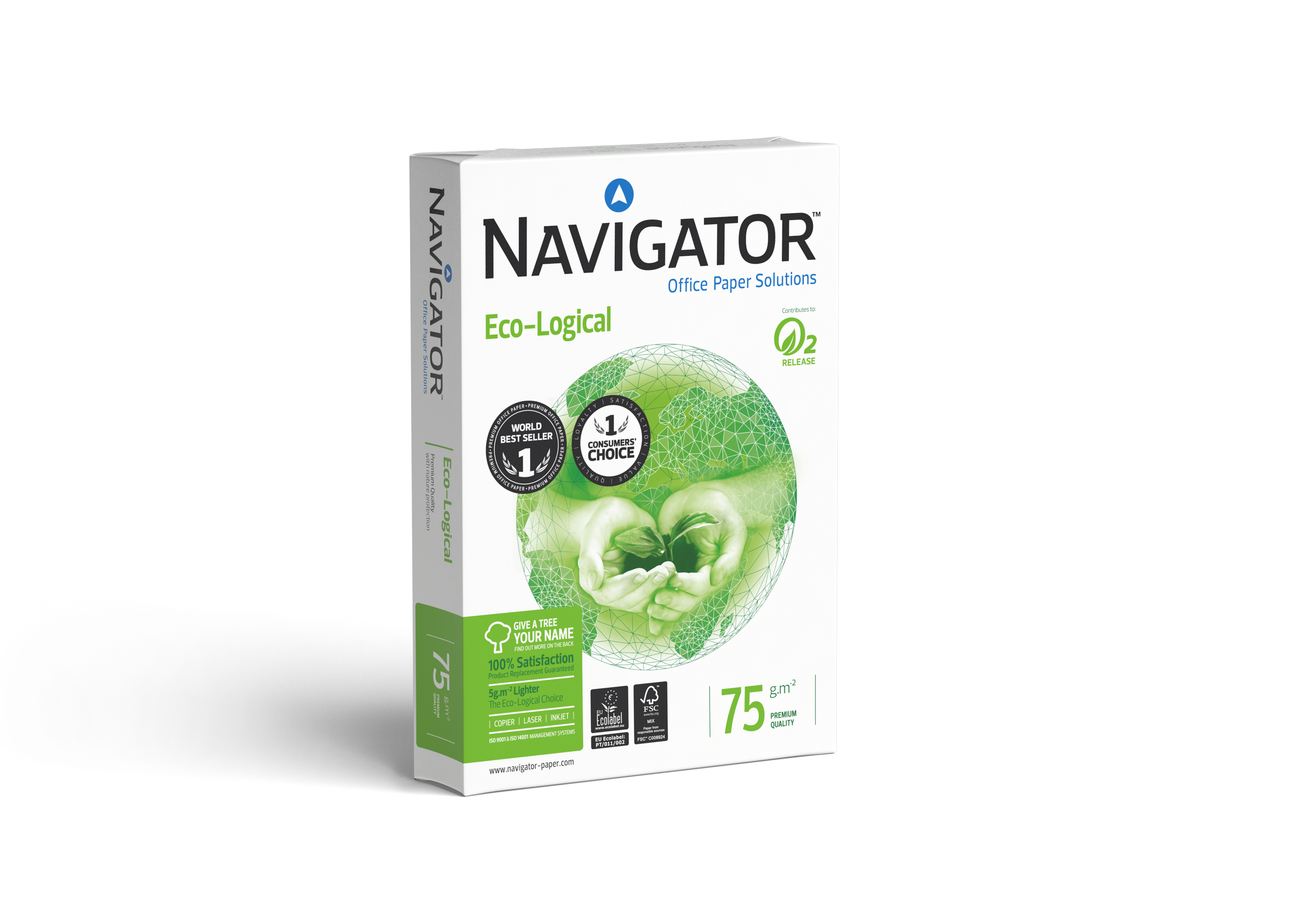 Navigator Eco-Logical A4 Paper 75gsm (Ream of 500)