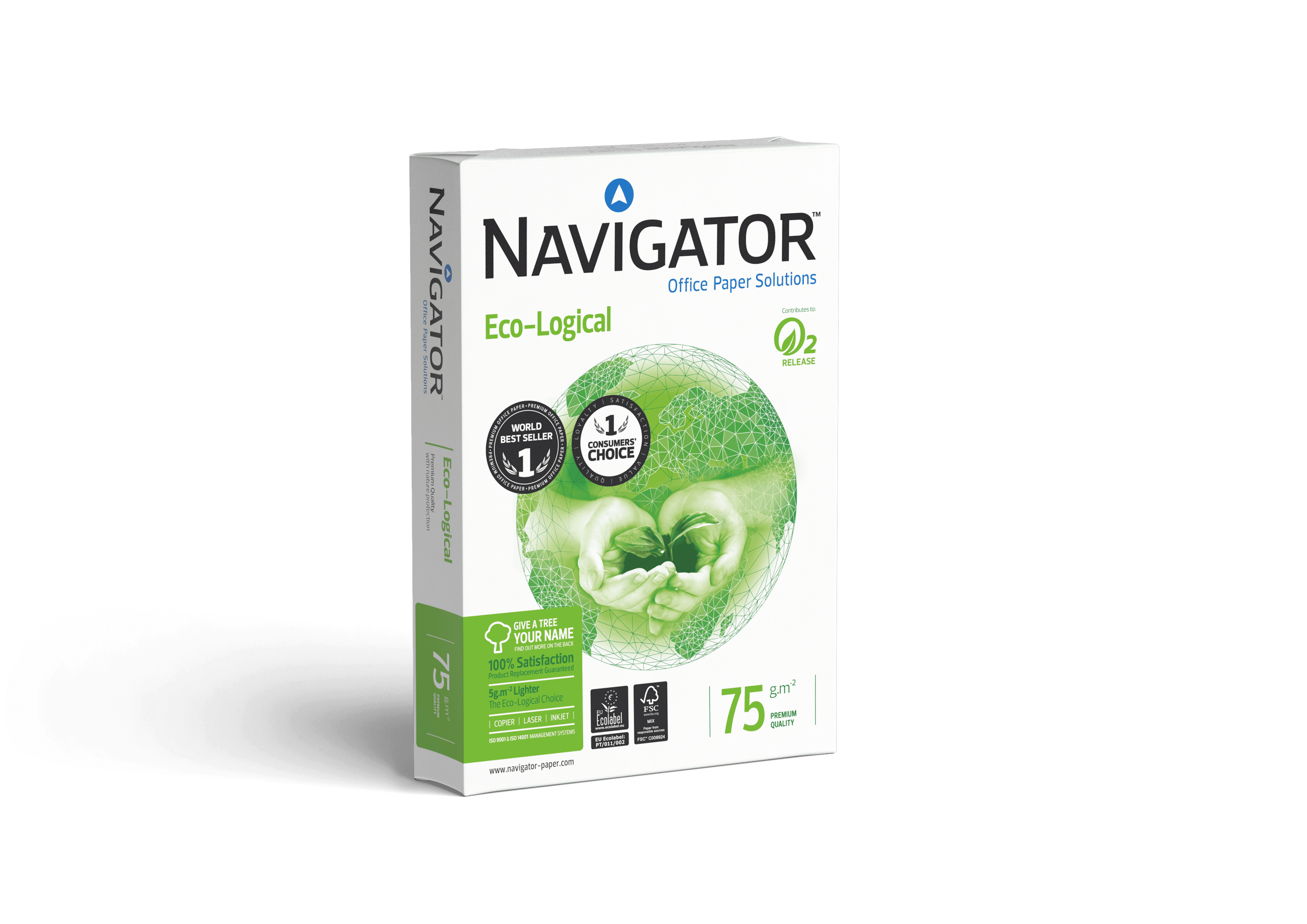 Navigator Eco-Logical A4 Paper 75gsm (Ream of 500)