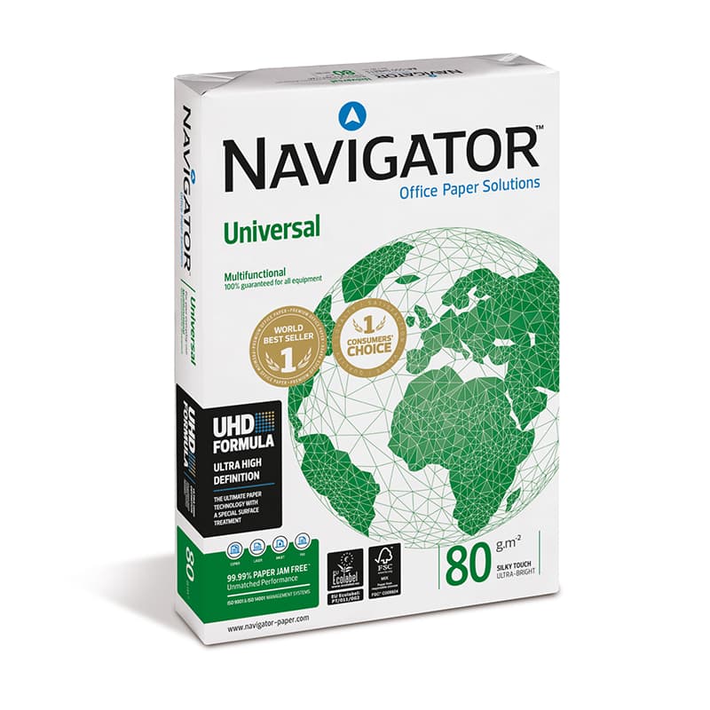 Navigator Universal A4 Paper 80gsm (Box of 5 Reams)